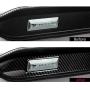 Car Styling Carbon Fiber Interior Car Dashboard Decoration Strip Center Console Custom 3D Sticker for Ford Mustang 2015 2016 2017 2018 2019 Accessories (1 Piece-Black)