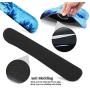 Meffort Inc Mouse Pad Wrist Support & Gaming Keyboard Wrist Pad Combo Set – Durable Ergonomic Anti Slip Non-Slip Round Base Rest Support - Blue Skull