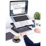 Laptop Stand, Adjustable Laptop Stand Riser, Foldable Desktop Notebook Holder Mount, Adjustable Eye-Level Ergonomic Design, Portable Laptop Riser for Computer PC Tablet Phone, Multi-Angle EURPMASK