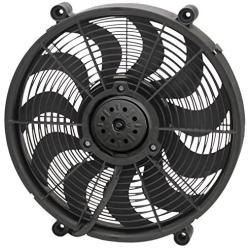 Derale 18217 17'' High Output Radiator Fan,Black