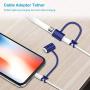 Fintie 3 Pieces Bundle Compatible with Apple Pencil Cap Holder, Nib Cover, Adapter Tether for Apple Pencil 1st Generation, iPad 10.2, iPad 9.7, iPad Air 3rd Gen/iPad Pro 10.5 Pencil, Navy