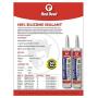 Red Devil 0820 Silicone Sealant Architectural Grade, 2.8 oz, Clear