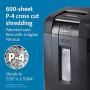 Kensington Shredder - A6000 OfficeAssist Auto-Feed Anti-Jam P4 600 Sheet Crosscut Shredder (K52081AM)