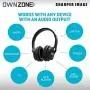 Sharper Image OWN ZONE Wireless Rechargeable TV Headphones- RF Connection, 2.4 GHz, Transmits Wirelessly up to 100ft, No Bluetooth Required, AUX, RCA, & Optical Cable Included (Black) Sharper Image OWN ZONE Wireless Rechargeable TV Headphones- RF Connection, 2.4 GHz, Transmits Wirelessly up to 100ft, No Bluetooth Required, AUX, RCA, & Optical Cable Included (Black)
