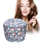 Hair Steamer, Luckyfine 110V Electric Hair Cap Thermal Cap for Hair Spa Hair Thermal Treatment Deep Conditioning Hair Spa Cap Hair Care Hat for Home Use