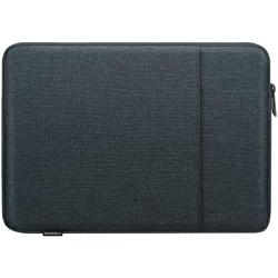 MoKo 13 Inch Laptop Sleeve, Carrying Bag Case Zipper Cover with Pocket Fits MacBook Air Retina 13.3 2018, MacBook Air 13.3 2019/2020, Macbook Retina 12 2015/2016, iPad Pro 12.9'' 2018/2020 - Space Gray