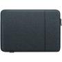 MoKo 13 Inch Laptop Sleeve, Carrying Bag Case Zipper Cover with Pocket Fits MacBook Air Retina 13.3 2018, MacBook Air 13.3 2019/2020, Macbook Retina 12 2015/2016, iPad Pro 12.9'' 2018/2020 - Space Gray