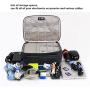 Electronics Organizer Travel Cable Cord Wire Bag Accessories Gadget Gear Storage Cases (Dark Gray)