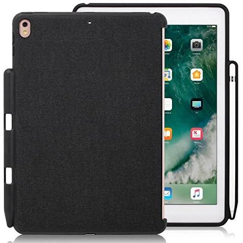 KHOMO - iPad Pro 10.5 Inch & iPad Air 3 2019 Charcoal Gray Color Case With Pen Holder - Companion Cover - Perfect match for Apple Smart keyboard and Cover