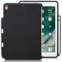 KHOMO - iPad Pro 10.5 Inch & iPad Air 3 2019 Charcoal Gray Color Case With Pen Holder - Companion Cover - Perfect match for Apple Smart keyboard and Cover