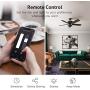 Smart Ceiling Fan Control and Dimmer Light Switch, Neutral Wire Needed, Treatlife Single Pole Wi-Fi Light Switch Fan Speed Control, Works with Alexa/Google Home, Smart Home Remote Control (1PACK)