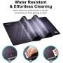 VicTsing [30% Larger] Extended Gaming Mouse Pad with Stitched Edges, Long XXL Mousepad (31.5x15.7In), Desk Pad Keyboard Mat, Non-Slip Base, Water-Resistant, for Work & Gaming, Office & Home, Dark Grey
