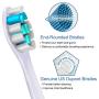 Replacement Toothbrush Heads Compatible with Philips Sonicare Electric Toothbrush. 12 Pack. 6er White and 6er Black.