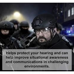 3M PELTOR TEP-200 Tactical Ear Plug Kit, NRR 23dB, Rechargeable, Noise Reduction, Construction, Law Enforcement