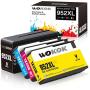 WOKOK Remanufactured Ink Cartridge Replacement for HP 952XL Ink Cartridges Combo Pack, with Updated Chips for HP OfficeJet Pro 8710 8720 8740 8730 8728 8702 7720 8210 8715 8216 8725 Printer (4-Pack)