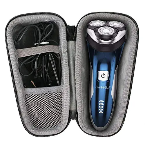 co2crea Hard Travel Case Replacement for SweetLF 3D Rechargeable Waterproof Electric Shaver Rotary Shavers Men Electric Shaving Razors Trimmer