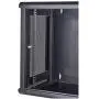 KENUCO Wall Mount Rack Cabinet Enclosure | Fully Assembled | Vented Door | Adjustable mounting Rails | Cold Rolled Steel | RACK-09 | (23.6 x 23.6, 12U) KENUCO Wall Mount Rack Cabinet Enclosure | Fully Assembled | Vented Door | Adjustable mounting Rails | Cold Rolled Steel | RACK-09 | (23.6 x 23.6, 12U)