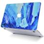 LuvCase 3 in 1 Laptop Case Compatible with Old MacBook Pro 13'' Retina Display (2015/2014/2013/2012) A1502/A1425 Hard Shell Cover, Keyboard Cover & Screen Protector (Oil Paint 5)