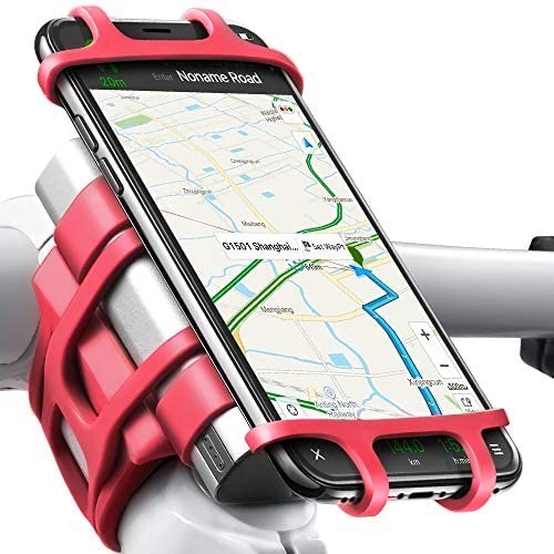 Bike Motorcycle Phone Mount, ANCwear 5-in-1 Portable Phone Holder, Adjustable Silicon Universal Fit Handlebars and Smart Phones Like iPhone Xs Max R X 8 Plus 7 Samsung Bike Motorcycle Phone Mount, ANCwear 5-in-1 Portable Phone Holder, Adjustable Silicon Universal Fit Handlebars and Smart Phones Like iPhone Xs Max R X 8 Plus 7 Samsung
