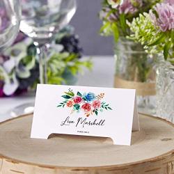 Avery Arched Die-Cut Tent Cards, 2-1/16'' x 3-3/4'', 65 lbs / 176 GSM, Laser/Inkjet, 100 Cards (35700)