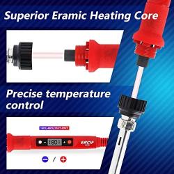 Soldering Iron Kit Electronics, Upgraded 80W LCD Digital Portable Adjustable Temperature Soldering Gun 356-896℉(180-480℃),Thermostatic Design,18pcs Soldering Iron and Solder Kit [110V, US Plug]