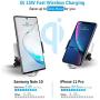 Wireless Car Charger Mount, Qi Fast Charging 15W/10W/7.5W Auto Clamping Cell Phone Holder Air Vent Dashboard, Compatible with iPhone11, X/XR,8/8 Plus, 7/7 Plus, Samsung Galaxy S20, S9,Note10
