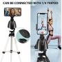 CARRVAS Smart Tracking Holder Auto Face Object 360° Rotation Auto Tracking Holder Smartphone Interactive Content Creation Pod Live Stream Following Vlog for iPhone Android Phones
