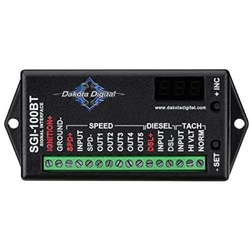 Dakota Digital SGI-100BT Universal Speedometer and Tachometer Interface