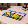 Laptop Case for MacBook Pro 13 Inch 2016 2017 2018 2019 Release, Funut Funut Matte Rubber Soft Touch Protective Case Plastic Hard Cover for MacBook Pro 13 Inch A2159 A1989 A1708 A1706,Sunflowers