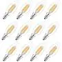 12 Pack Dimmable E12 LED Candelabra Bulb, 40 Watt Equivalent B11 LED Chandelier Light Bulbs, Warm White 2700K, 350 Lumens, Candelabra Base, Home Decorative