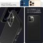 Spigen Liquid Air Armor Designed for iPhone 12 Case (2020) / Designed for iPhone 12 Pro Case (2020) - Matte Black