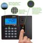 Pyramid Time Systems, Pyramid TimeTrax Elite TTELITEEK Automated Biometric Fingerprint Time Clock System with Software, Windows Compatible, Made in USA, Black