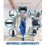 Cat6 Ethernet Cable, 3 Feet (2 Pack) LAN, utp (0.9 Meters) Cat 6, RJ45, Network, Patch, Internet Cable - (3 ft)