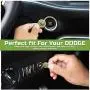 ToolEpic for Dodge Challenger Charger Scat Pack Decal Accessories 2015-2021 - Engine Start Stop Button Overlay Sticker Emblem - Push to Start Button Sublime Green Badge Cover - Perfect for Decals