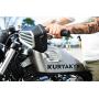 Kuryakyn 6673 Dillinger Handlebar Grips for Dual Cable Throttle Control: 1996-2019 Harley-Davidson Motorcycles, Satin Black, 1 Pair