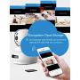 Baby Monitor WiFi Smartphone, Lefun WiFi Baby Monitor with Camera and Audio, Pet Camera with Cloud Storage Two Way Audio Remote Viewing Pan Tilt Zoom Night Vision Motion Detect for Indoor Home