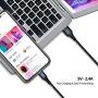 iPhone Charger, K123 Keytech Apple MFi Certified Lightning Cable, 3.3ft Nylon Braided USB Syncing & Charging Cord for iPhone Xs/Xs Max/XR/X/8/8 Plus/7/7 Plus/6/6 Plus/5, iPad, iPod & More