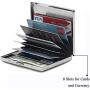 RFID Blocking Credit Card Holder/Protector - Best Metal/Pure Copper Travel Wallet/Case for Men & Women