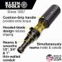 Klein Tools 85191 Screwdriver / Conduit Reamer, Conduit Fitting and Reaming Screwdriver for 1/2-Inch, 3/4-Inch, and 1-Inch Thin-Wall Conduit