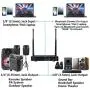 Kithouse S9 UHF Rechargeable Wireless Microphone System Karaoke Microphone Wireless Mic Cordless Dual with Bluetooth Receiver Box + Volume Control ECHO for Karaoke Singing Speech Meeting Church, 200FT