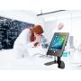 CTA Digital: Dual Security Kiosk Stand with Locking Case & Cable for iPad 2017/2018/iPad Air (Gen. 1-2)/iPad Pro 9.7, Black, for iPad Gen 5&6/ iPad Air (Gen. 1-2)/iPad Pro 9.7 (PAD-ASKB)