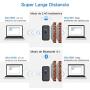 Eyoyo Mini CCD Barcode Scanner, 3-in-1 Bluetooth & USB Wired & 2.4 Wireless Bar Code Reader Portable Image Scanner 1D Screen Scanning Compatible with iPad, iPhone, Android Phones, Tablets PC