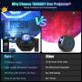 Galaxy Projector, Star Projector Galaxy 360 Pro with Bluetooth Speaker Galaxy Night Light Projector with Remote Control, Starry Light Projector Ocean Wave Sky Light Projector for Bedroom Kids Adults