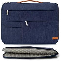 KINGSLONG 15 15.6 Inch Laptop Sleeve Case Bag, Slim Lightweight Laptop Computer Notebook Ultrabooks Carrying Case Handbag Cover for Men Women Fit for Acer Dell Lenovo HP Toshiba ect, Blue