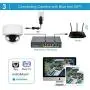 Anpviz 5MP PoE IP Dome Camera with Microphone, Audio, IP Security Camera Outdoor Night Vision 98ft Weatherproof IP66 Indoor Outdoor ONVIF Compaliant Wide Angle 2.8mm, #IPC-D250W-S