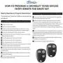 VOFONO 3 Buttons Keyless Entry Remote Control Key Fob Car Remote Fits for Chevrolet Tahoe 1996-2000/Suburban 1997-1999/Yukon1997-1999/Express 1997-2002 ABO1502T 16245100-29, 16245105