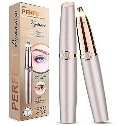 Eyebrow Hair Remover, Xpreen Eyebrow Trimmer for Women, Portable Eyebrow Hair Remover Eyebrow Razor with Light Eyebrow Hair Remover, Xpreen Eyebrow Trimmer for Women, Portable Eyebrow Hair Remover Eyebrow Razor with Light