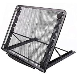 Baobeir Mesh Ventilated Adjustable Laptop Stand for Laptop/Notebook/iPad/Fire 7/Fire 8/Fire 10/Samsung Tab/Tablet and More (Black)