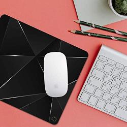 Oriday Productivity Mouse Pad, Gaming Mouse Pad Custom, Inspirational and Motivational Design for Women (Black Chic)