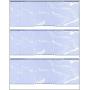 Business Voucher Checks Stock - Computer Laser Checks - 3 Checks Per Page, 100 Sheets/300 Checks, Blue Marble